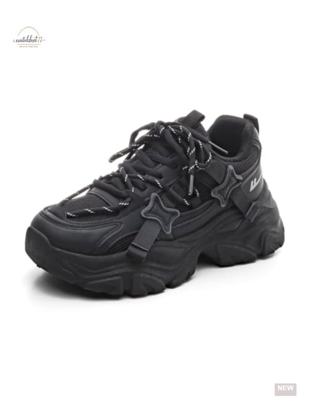Chunky Platform Sneakers Women Y2K Style Breathable Mesh Thick Sole Running